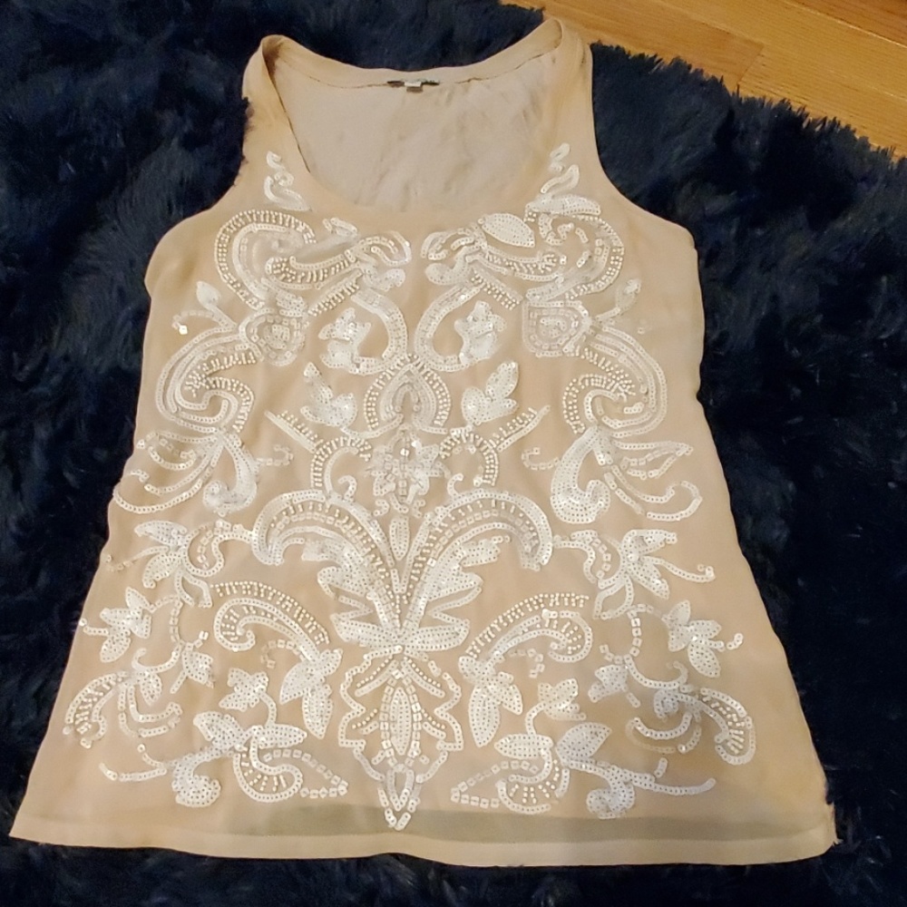 Sequined tank